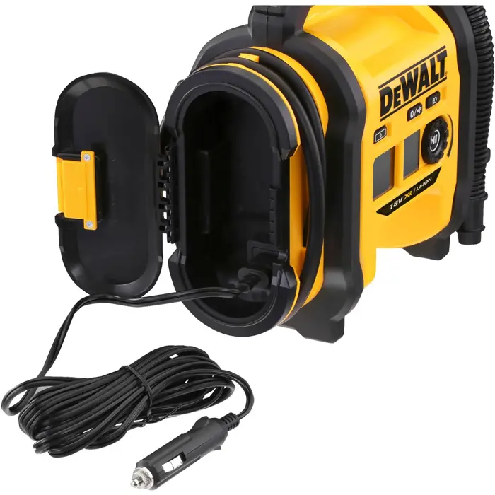 DeWalt cordless compact compressor DCC018N, air pump (yellow / black, without battery and charger, without power supply)