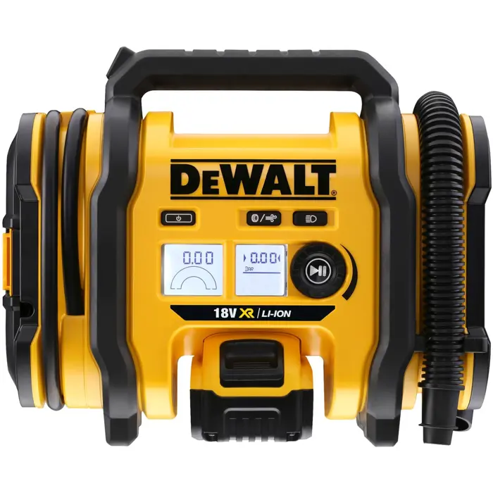 DeWalt cordless compact compressor DCC018N, air pump (yellow / black, without battery and charger, without power supply)