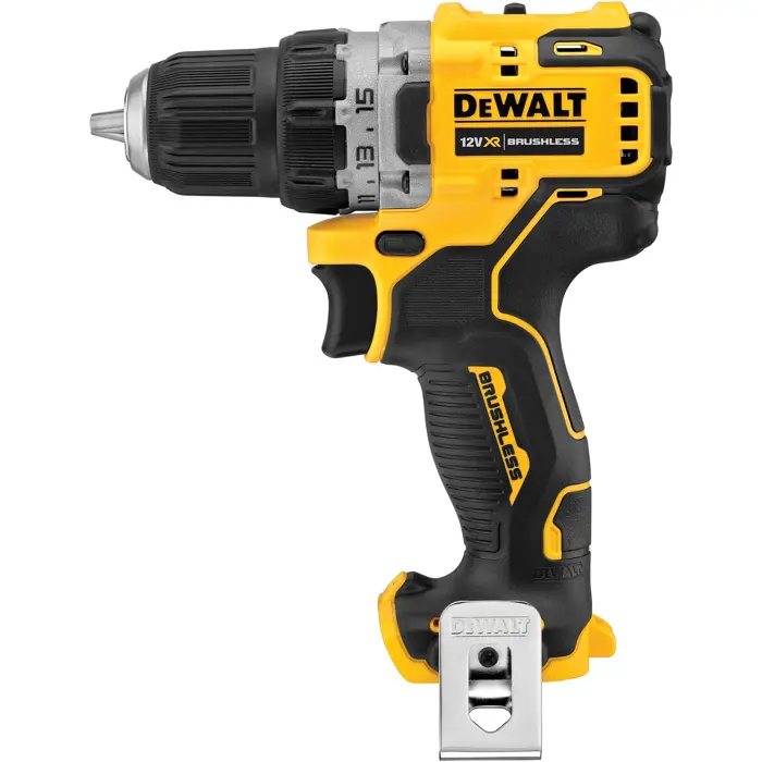 DEWALT Cordless Drill Driver DCD701N, 12 Volt yellow/black, without battery and charger