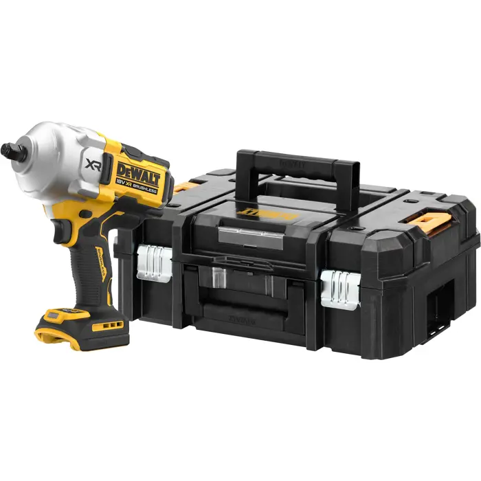 Dewalt cordless impact wrench DCF961NT, 18Volt, 1/2" (yellow/black, without battery and charger, in T STAK box)