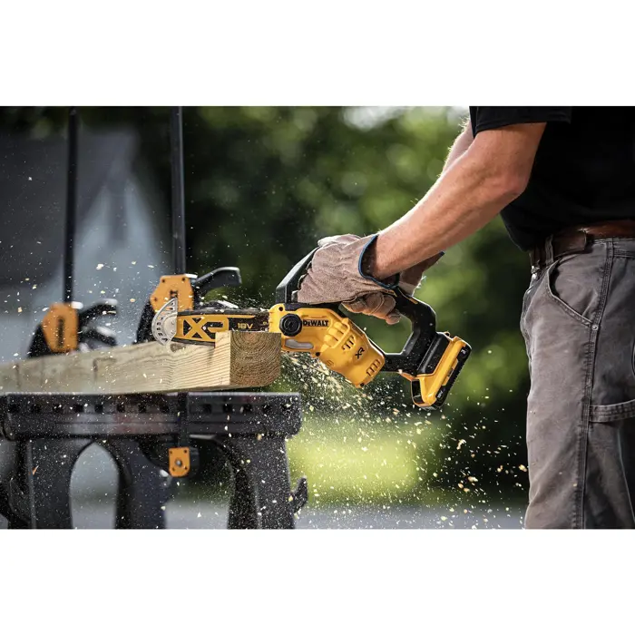 DEWALT Cordless Pruning Saw DCMPS520N, 18 Volt, Electric Chainsaw yellow/black, without battery and charger