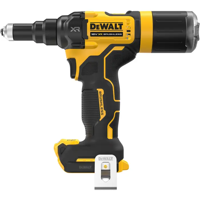 Dewalt cordless rivet gun DCF403NT, 18 volts, 2.4 - 4.8 mm (yellow/black, without battery and charger, in T STAK box)