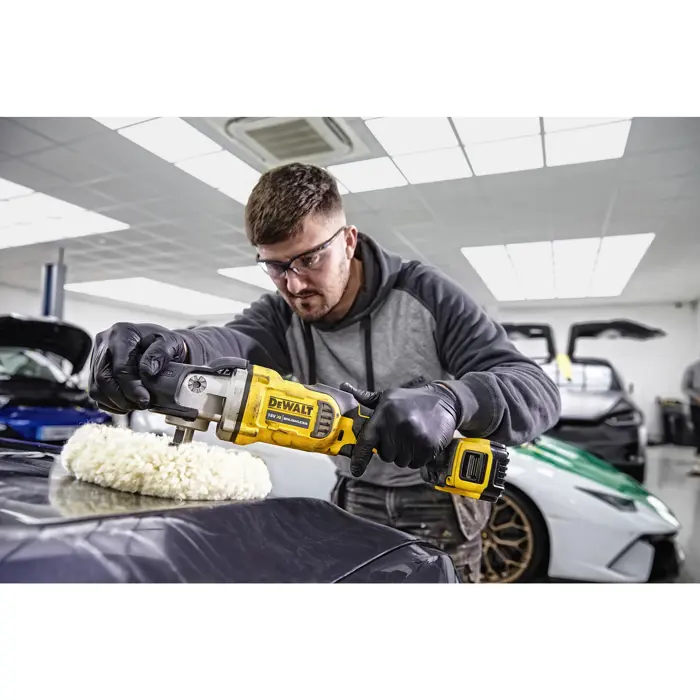 Dewalt cordless rotary polisher DCM849N-XJ, 18 volts (yellow/black, without battery and charger)