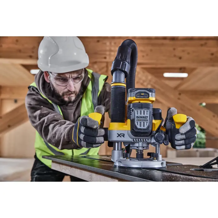 Dewalt cordless router DCW620NT-XJ, 18 volts (yellow/black, without battery and charger, in T-STAK Box VI)
