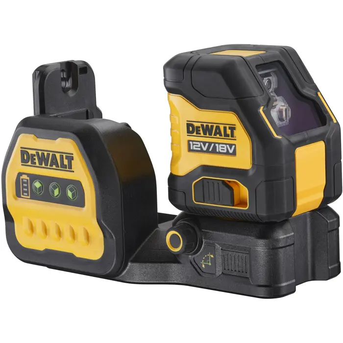 Dewalt cross line laser DCE088NG18, 12/18 volts (black/yellow, without battery and charger, green laser lines, T STAK box)