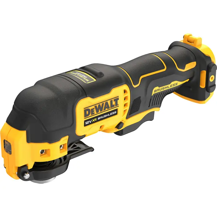 DEWALT DCS353NT cordless multi-tool, 12 volts, yellow/black, without battery and charger, in T STAK-Box II, 29-piece accessory set