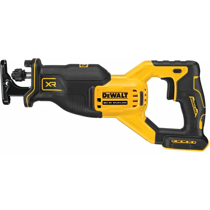 DEWALT DCS382NT cordless reciprocating saw, 18 volts, yellow/black, without battery and charger, in TSTAK Box II