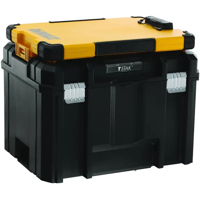 DeWALT TSTAK clipboard, underlay (yellow/black, with 180 LED light)