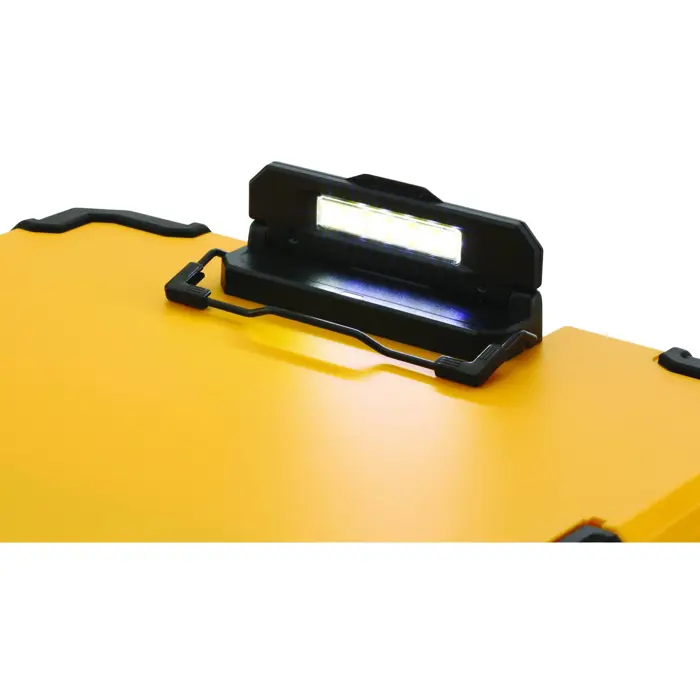 DeWALT TSTAK clipboard, underlay (yellow/black, with 180 LED light)
