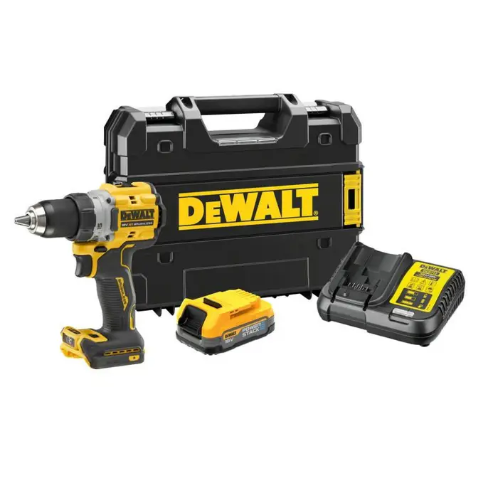 DEWALT WIERTARKO-WKRĘTARKA 18V 90Nm BL 1x1,7Ah POWERSTACK DCD800E1T