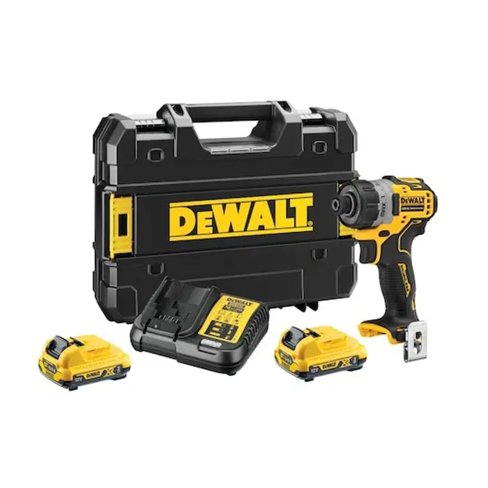 DEWALT. WKRĘTARKA 12V 1/4" DCF601D2 8Nm 2x2,0Ah