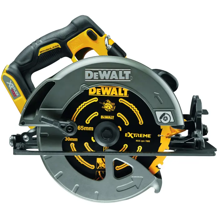 DEWALT XR FLEXVOLT Cordless Circular Saw DCS578NT, 54 Volt yellow/black, without battery and charger, in TSTAK box