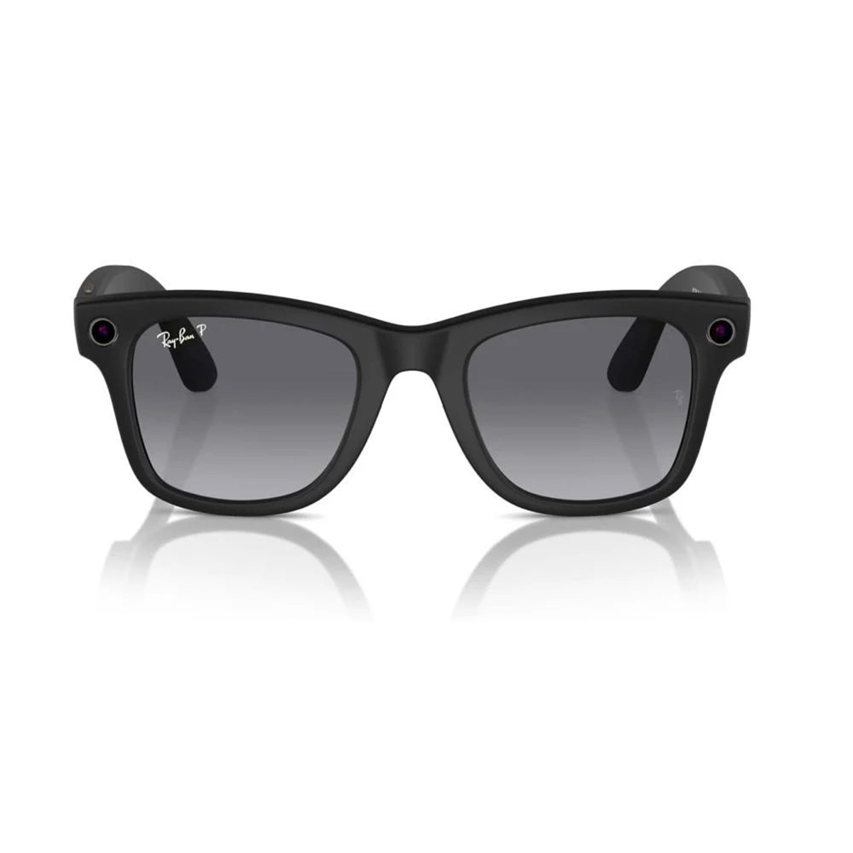 Ray-Ban Meta Wayfarer (Gen 1) Matte Black, Polarized Gradient Graphite Large 155/53 RW4008 (601ST3-53) - 1388