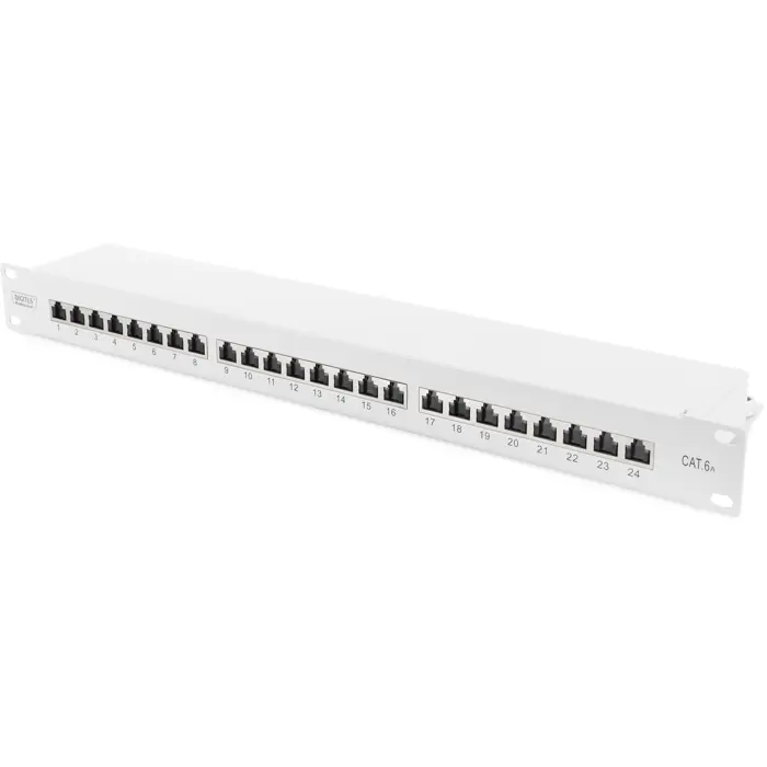 Digitus 19" CAT 6a Patch Panel gray
