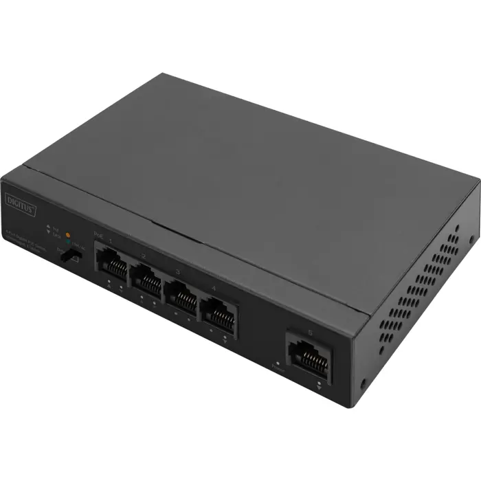 Digitus 4+1-Port Gigabit PoE (black)
