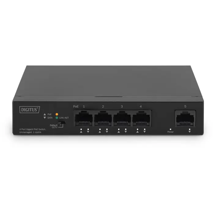 Digitus 4+1-Port Gigabit PoE (black)