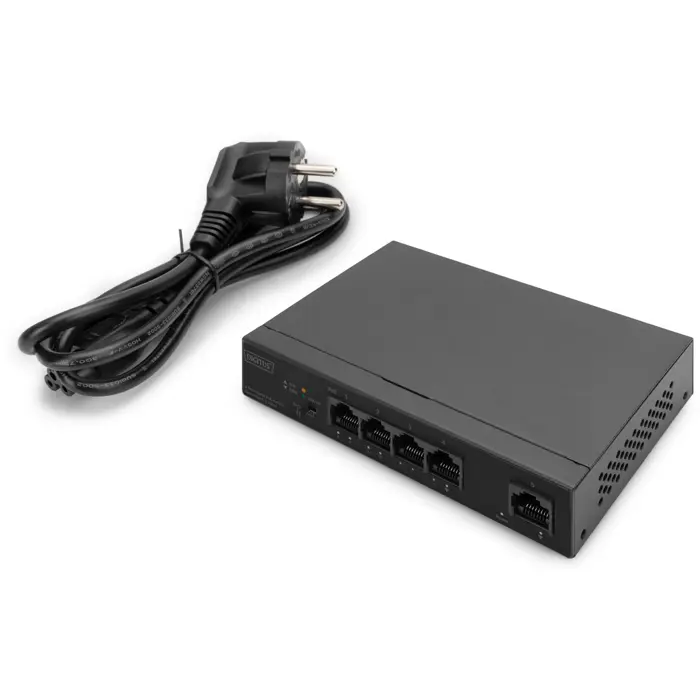 Digitus 4+1-Port Gigabit PoE (black)