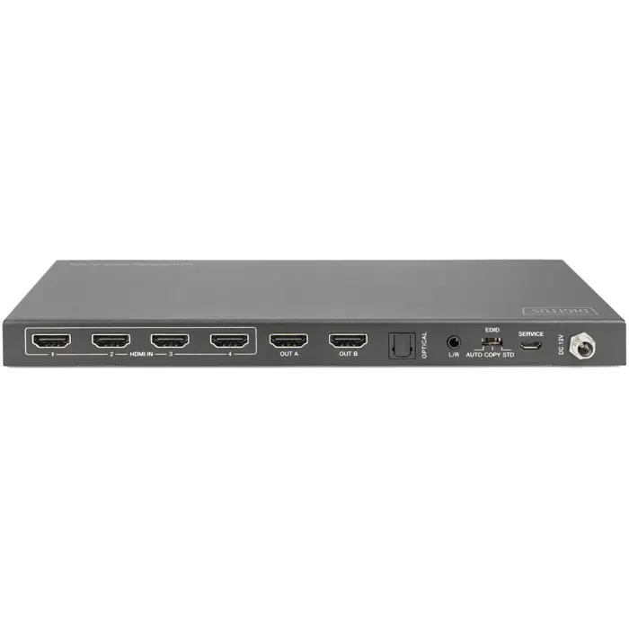 Digitus 4K HDMI Switch, 4x2 (gray, 4K/60Hz)