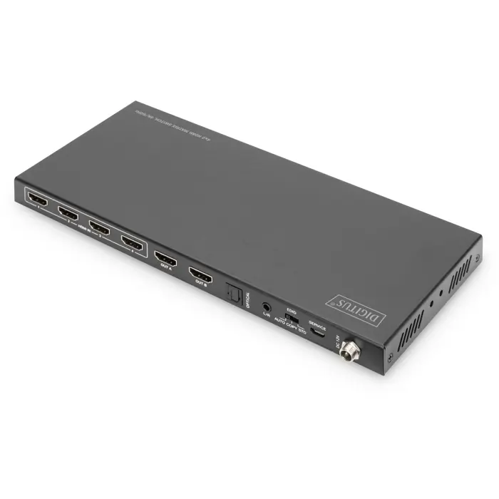 Digitus 4K HDMI Switch, 4x2 (gray, 4K/60Hz)