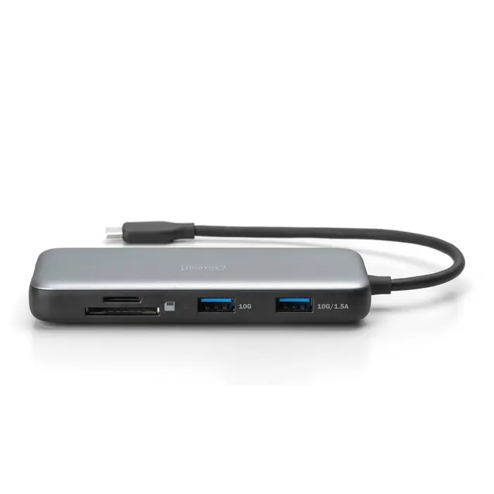 Digitus 7-Port USB-C Docking Station (gray/black)