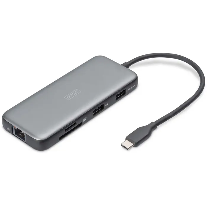 Digitus 7-Port USB-C Docking Station (gray/black)