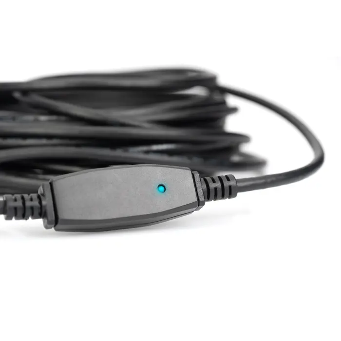 Digitus Active USB 3.2 Gen 1 extension cable, 15 meters black, repeater cable