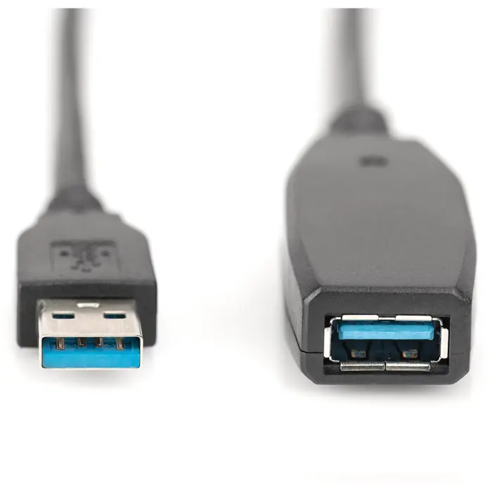 Digitus Active USB 3.2 Gen 1 extension cable, 15 meters black, repeater cable