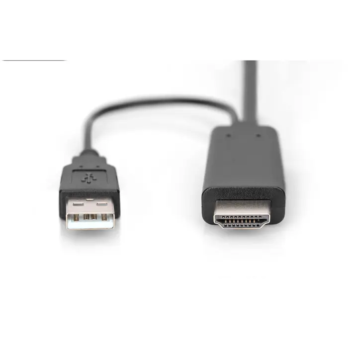 Digitus adapter cable HDMI > Displayport, UHD 4K (black, 2 meters)
