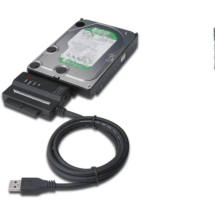 Digitus Adapter USB 3.2 Gen 1 > IDE + SATA cable DA-70325 (black)
