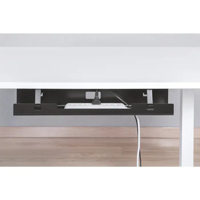 Digitus cable management channel, under table (black)