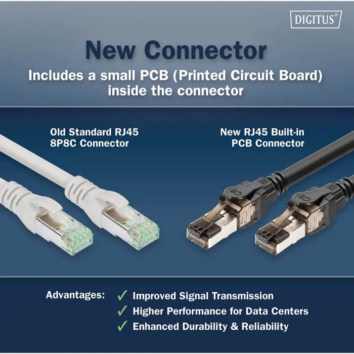Digitus Cat 8.1 S-FTP Patch Cable, 5 meters, black