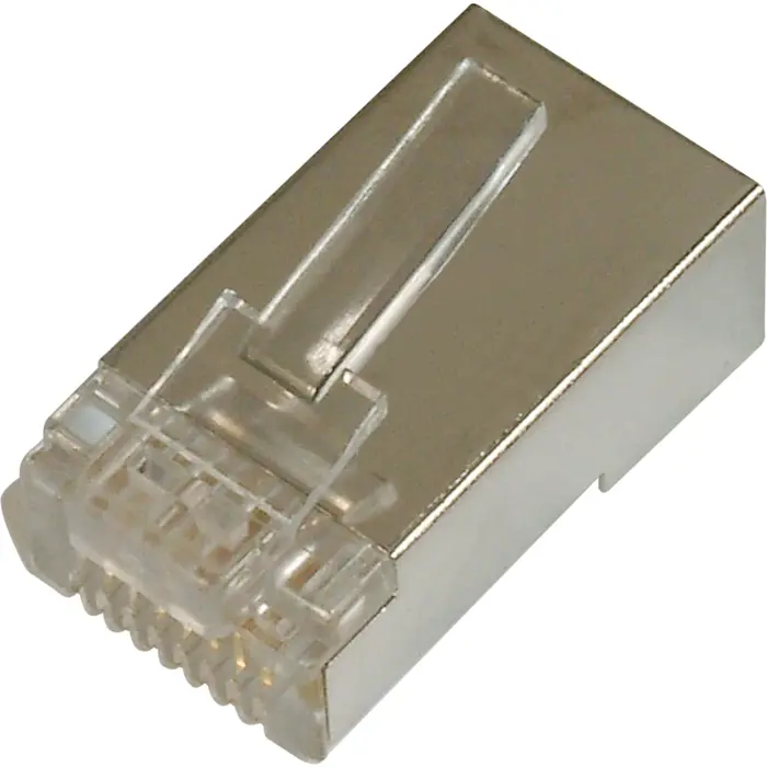 Digitus CAT.6 modular plug for round cable, shielded, 100 pieces