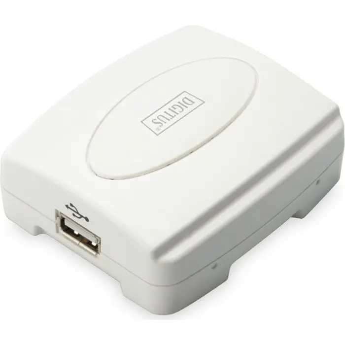 Digitus Fast Ethernet Print Server (DN-13003-2), Print Server (white, USB 2.0)