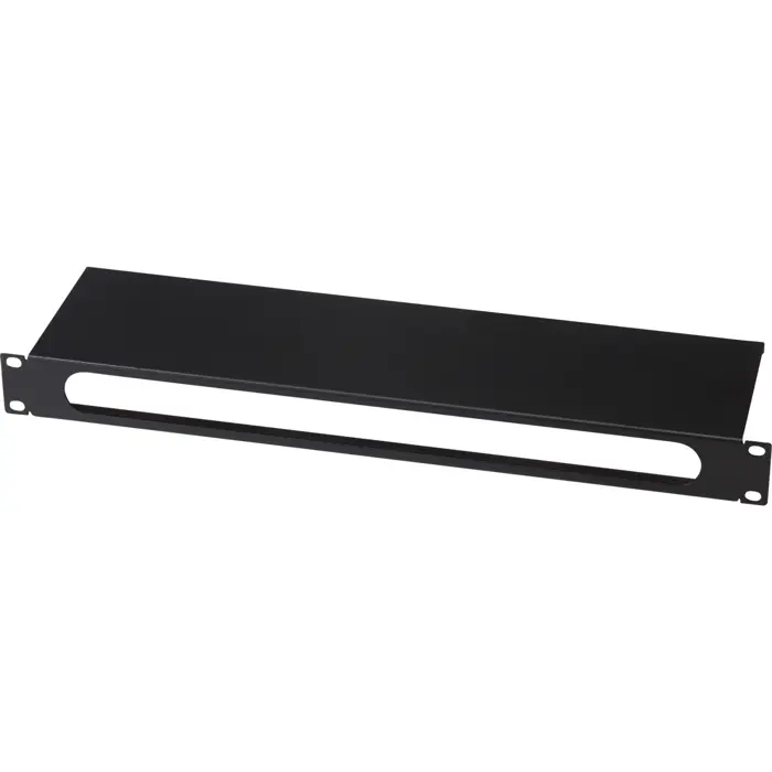 Digitus feedthrough panel 1U (black)