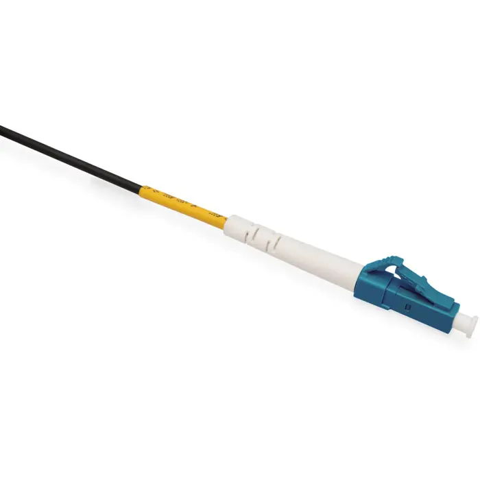 Digitus fiber optic universal breakout cable, duplex, LC/UPC connector, single mode OS2 (black, 50 meters, pre-assembled)