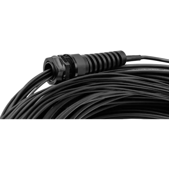 Digitus fiber optic universal breakout cable, duplex, LC/UPC connector, single mode OS2 (black, 50 meters, pre-assembled)