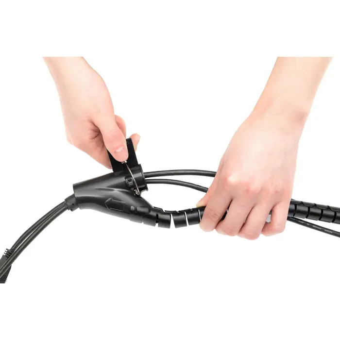 Digitus Flexible cable spiral hose with pull-in aid (black, 5 m)