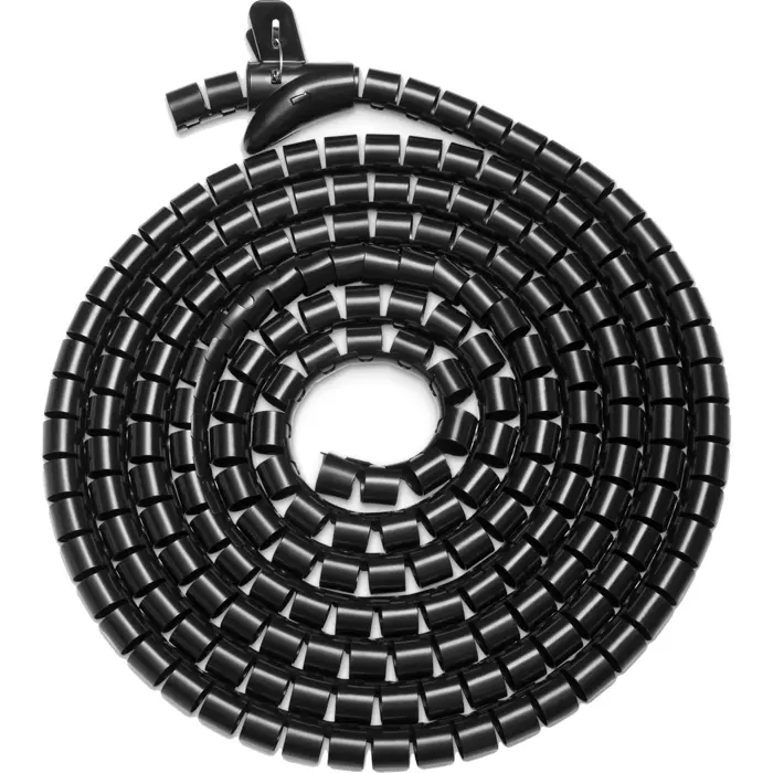 Digitus Flexible cable spiral hose with pull-in aid (black, 5 m)