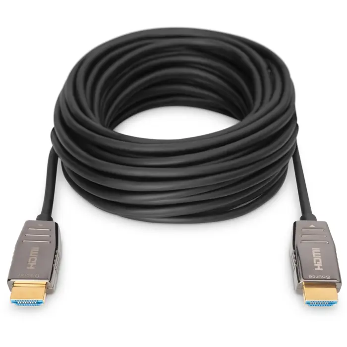 Digitus HDMI AOC Hybrid Fiber Optic Cable, UHD 8K (black, 10 meters)