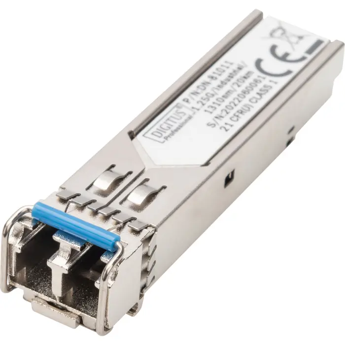 Digitus Industrial mini GBIC (SFP) module, 1.25 Gbps, 20km
