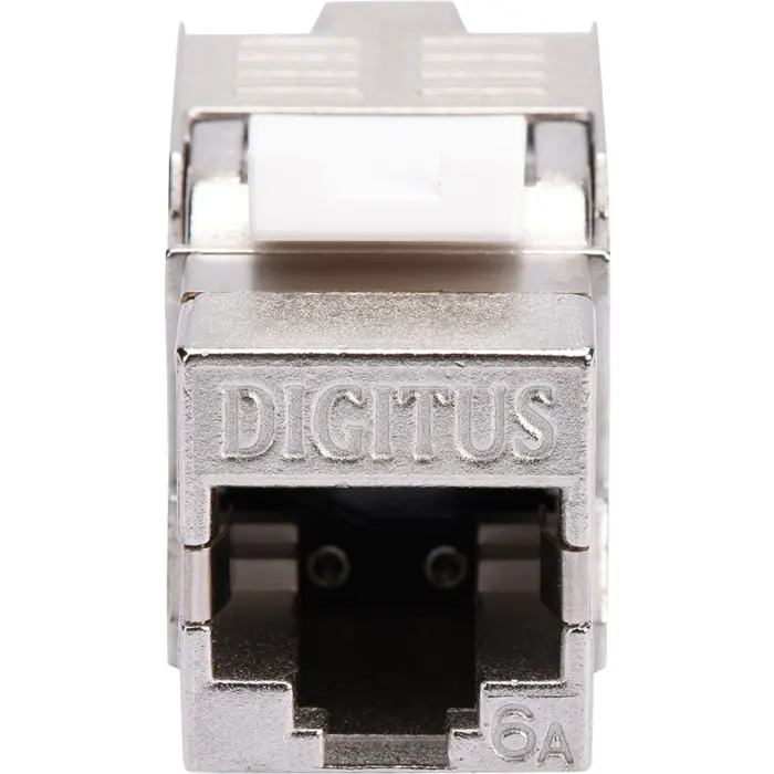 Digitus Keystone module Cat.6a (silver/white, shielded, 24 pieces)