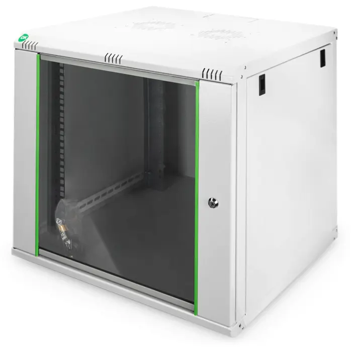 Digitus network cabinet Dynamic Basic Series - 600x600 mm (WxD) (gray, 12 height units)