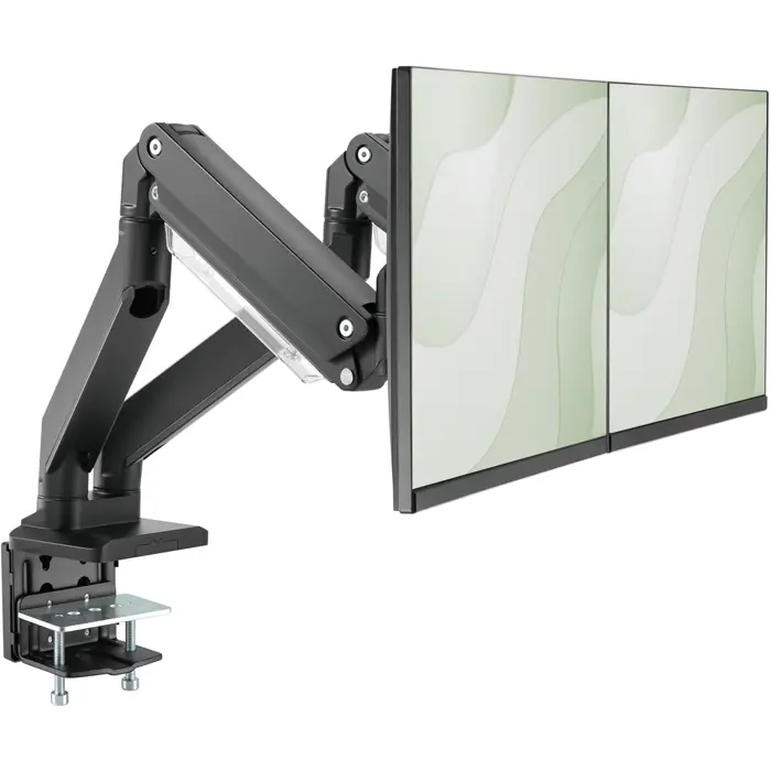Digitus Universal Dual Monitor Mount, Monitor Holder Black