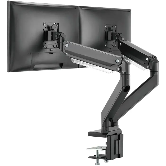 Digitus Universal Dual Monitor Mount, Monitor Holder Black