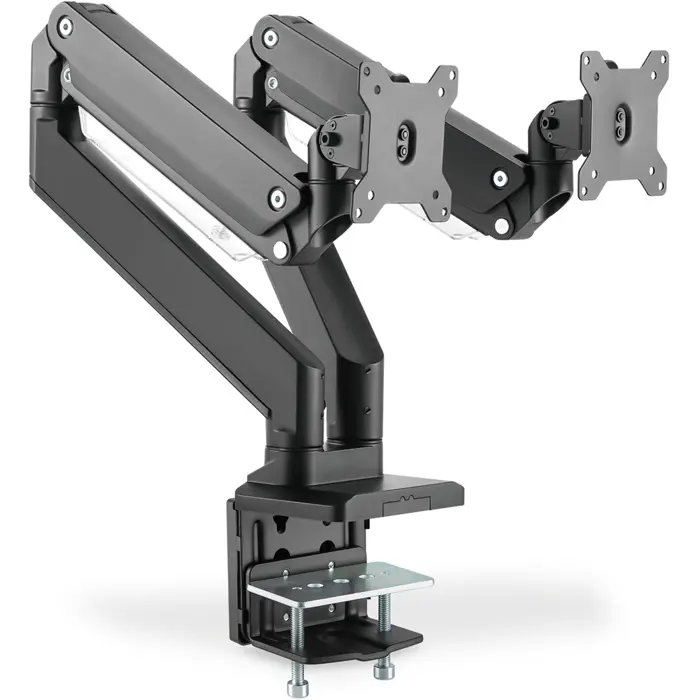 Digitus Universal Dual Monitor Mount, Monitor Holder Black