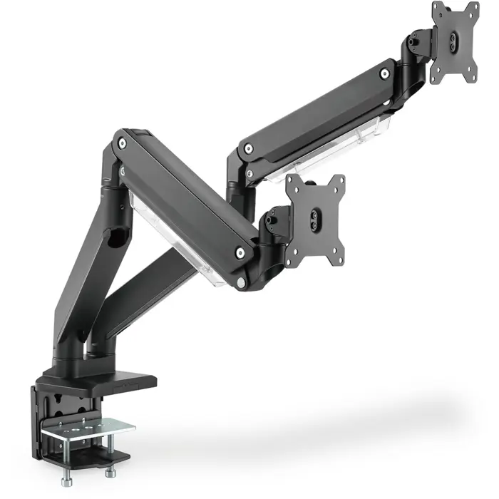 Digitus Universal Dual Monitor Mount, Monitor Holder Black