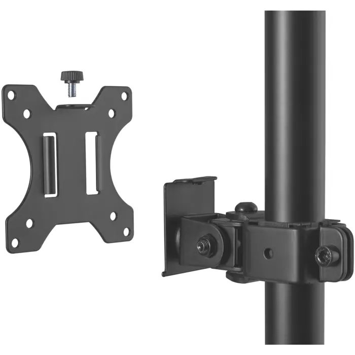 Digitus Universal Dual Monitor Mount, Monitor Holder Black