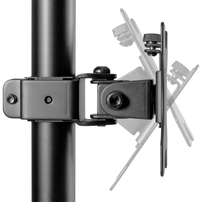 Digitus Universal Dual Monitor Mount, Monitor Holder Black