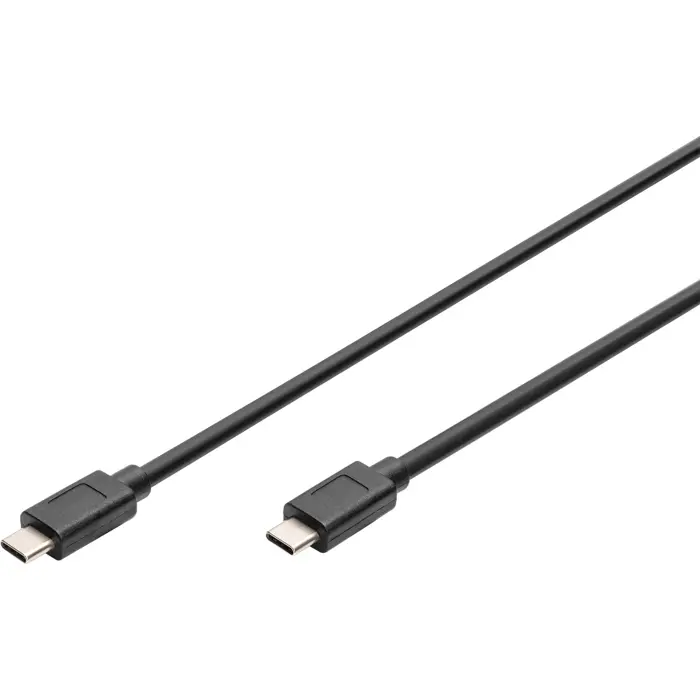 Digitus USB 3.2 Gen 2 connection cable USB-C > USB-C (black, 1 meter, PD, charging with up to 100 watts)