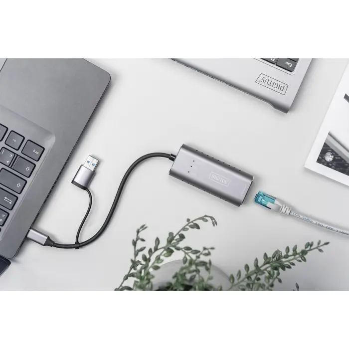 Digitus USB-C 3.0 Gigabit Adapter - USB3.0 / USB C 3.1